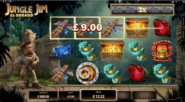 Jungle Jim - El Dorado 2: Game Slot menggabungkan petualangan, teka-teki aneh